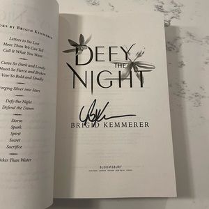 Signed Defy the night